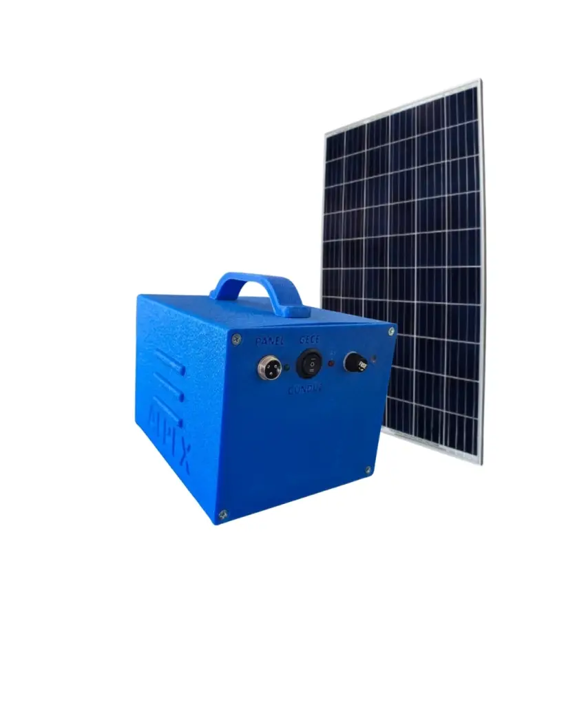 ALPEX Elektrikli Çit Cihazı 25000 Volt Gece Modlu Model Panelli Set