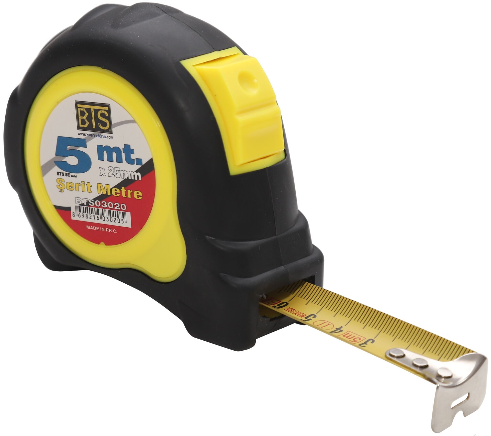 BTS 03020 5E SERİSİ ŞERİT METRE 5mt x 25mm