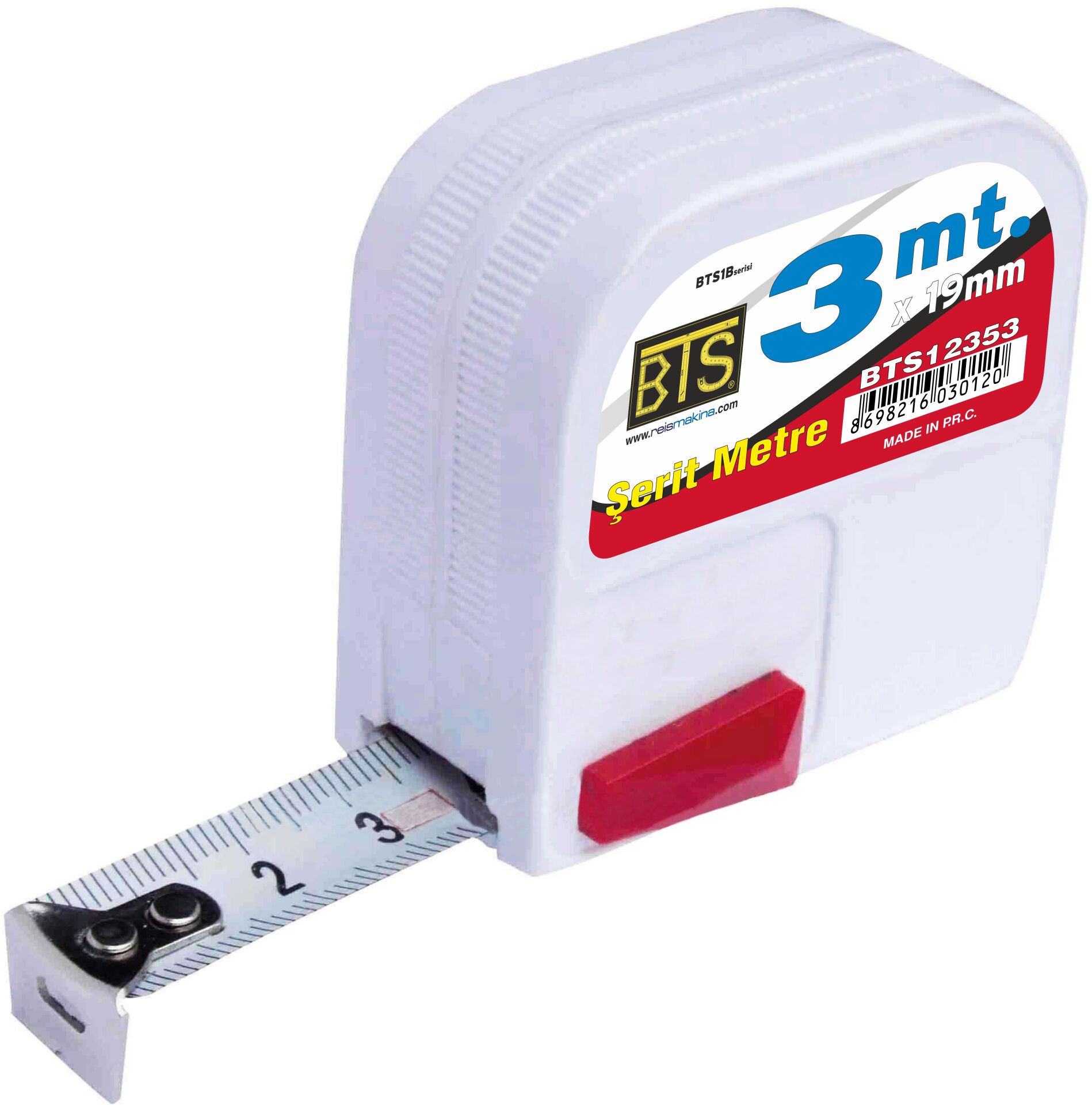 BTS 12355 ŞERİT METRE 5mt x 19mm