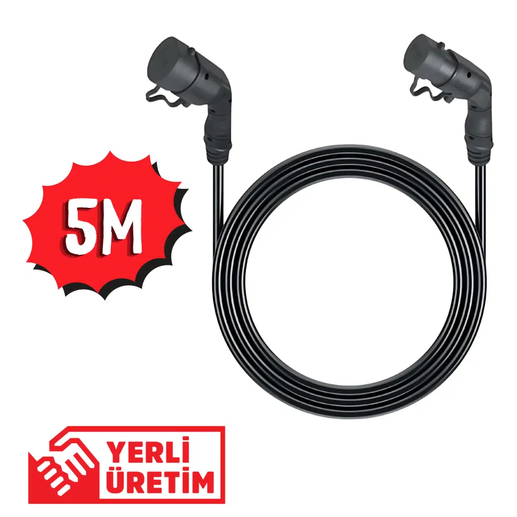 ChargeMobile 5mt standart typ2 araç şarj kablosu