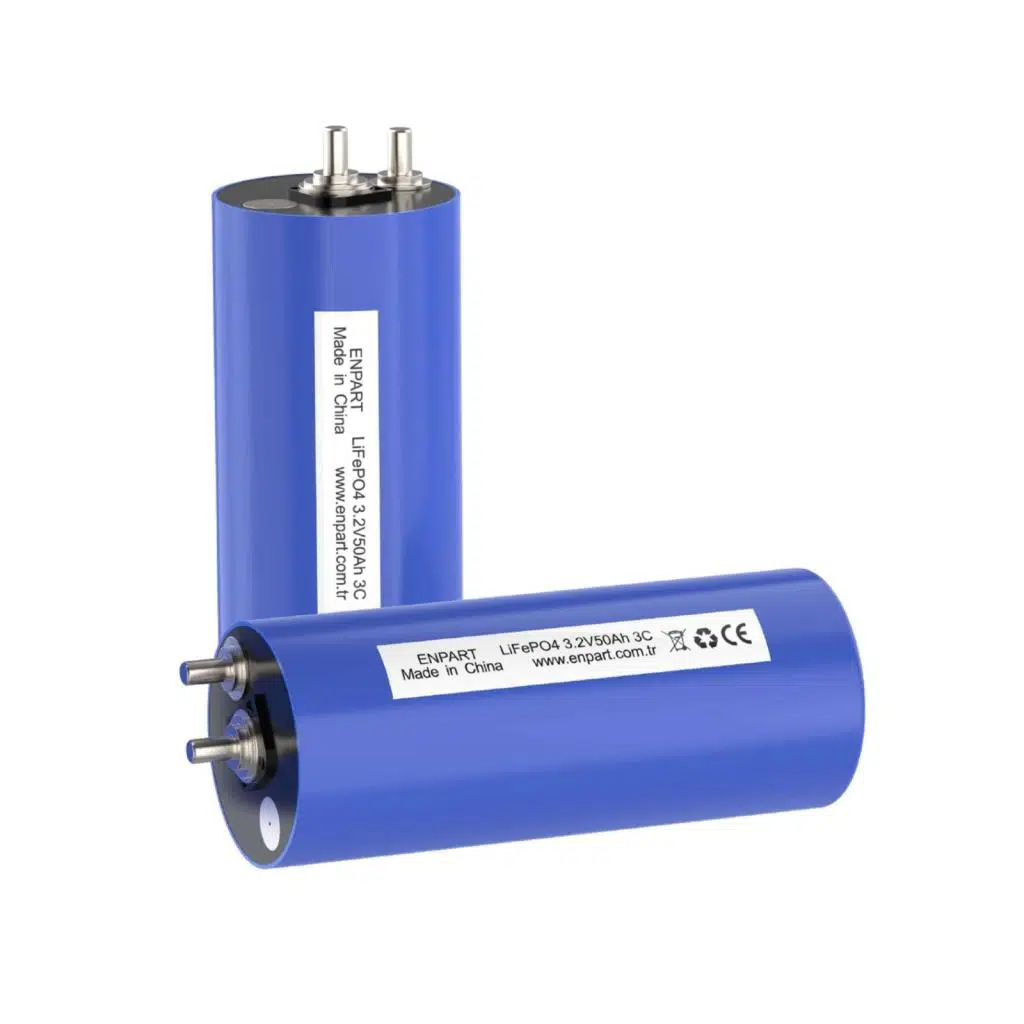 Exelon Enpart 3.2V 50AH LiFePO4 Slindirik Pil