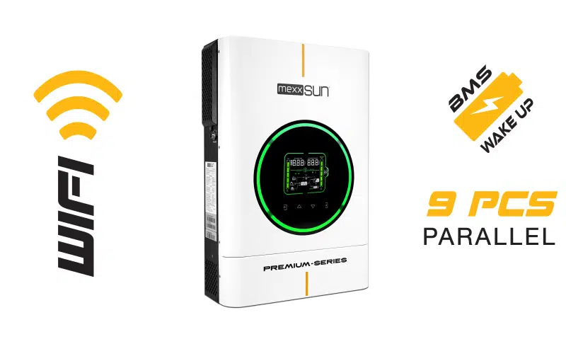 Mexxsun-P6kW - Premium 48V 6kW (Paralel /Wi-Fi/ Dual Output)