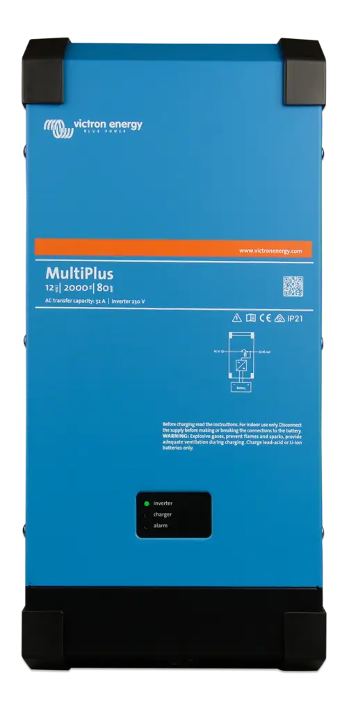 Victron İnvertör/Şarj Cihazı MultiPlus 12/2000/80-32 Inverter/Charger (PMP122200000)